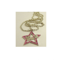 Fashion Accessories Star Shape Crystal Metal Pendant